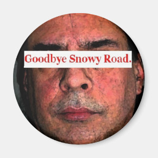 Auf Wiedersehen schneesichere Straße.... Magnet