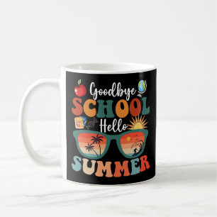 Auf Wiedersehen Schule Hallo Sommer Kaffeetasse