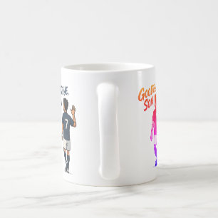 Auf Wiedersehen, Sohn Emotionalnummer 7 Fußballt Kaffeetasse
