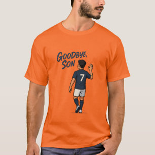 Auf Wiedersehen, Sohn Emotionalnummer 7 Fußballt T-Shirt