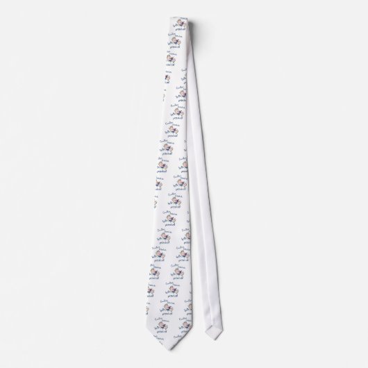 AUF WIEDERSEHEN SPANNUNG, HALLO PENSION! KRAWATTE (Vorderseite)