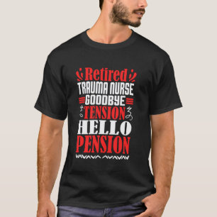 Auf Wiedersehen Spannung Hallo Pension Rentner-Tra T-Shirt