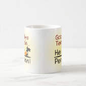 Auf Wiedersehen Spannung, hallo Pensions-lustiger Kaffeetasse (Mittel)