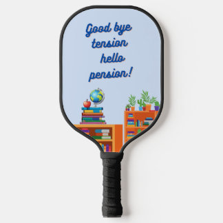 Auf Wiedersehen Spannung, hallo Renten-Pickleball- Pickleball Schläger