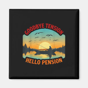 Auf Wiedersehen Spannung Hallo Rentenbootfischen F Magnet