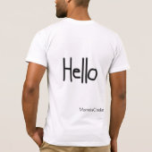 Auf Wiedersehen T-Shirt (Rückseite)