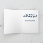 Auf Wiedersehen und Viel Glück Verlassend Karte (Innenseite)