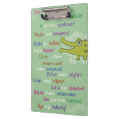 Auf Wiedersehen und Viel Glück von Group, Alligato Klemmbrett (Links)