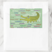 Auf Wiedersehen und Viel Glück von Group, Alligato Rechteckiger Aufkleber (Tasche)