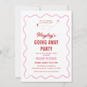 Auf Wiedersehen weg Party Einladung (Vorderseite)