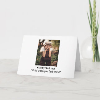 Auf Wiedersehen, wir sind durch Grußkarte Karte