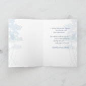 Auf Wiedersehen zur Uni Karte (Innenseite)