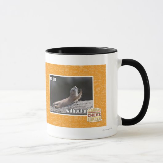 Auf withouth gehe ich tasse (Rechts)