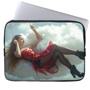 Auf Wolke sieben Laptopschutzhülle