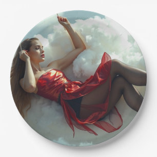 Auf Wolke sieben Pappteller