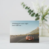 Auf Wunsch auch Sonnenuntergang 66 Postkarte (Stehend Vorderseite)