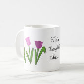 Auf Zehenspitzen durch die Tulpen Kaffeetasse (Vorderseite Links)