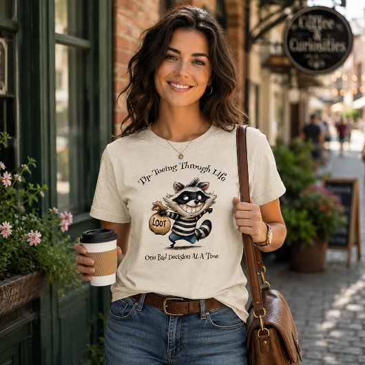 Auf Zehenspitzen durchs Leben Tri-Blend Shirt