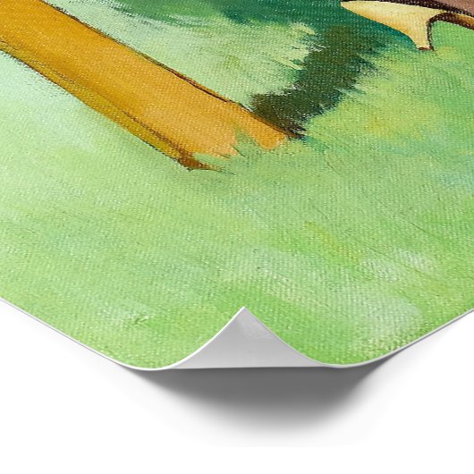 Auf Ziel-Button nach oben Poster (Ecke)