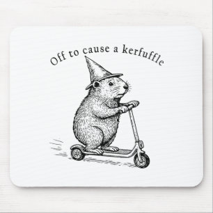 Auf zu einem Tumult, lustiger Murmeltier Roller  Mousepad