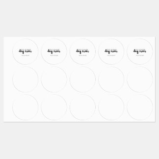 Auf Zuhause bleibe Dies ist die Way Hund Mama Card Etiketten