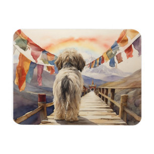 Auf Zuhause. Blick auf die Rainbow Bridge Magnet