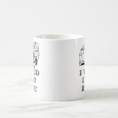 Auf Zuhause Funny Mug Spaß getestet Kaffeetasse (Mittel)