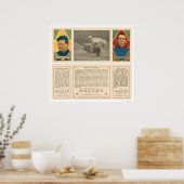 Auf Zuhause White Sox Baseball 1912 Poster (Küche)