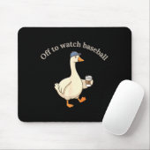 Auf zum Baseball lustige Baseball-Mutter Gans Mousepad (Mit Mouse)