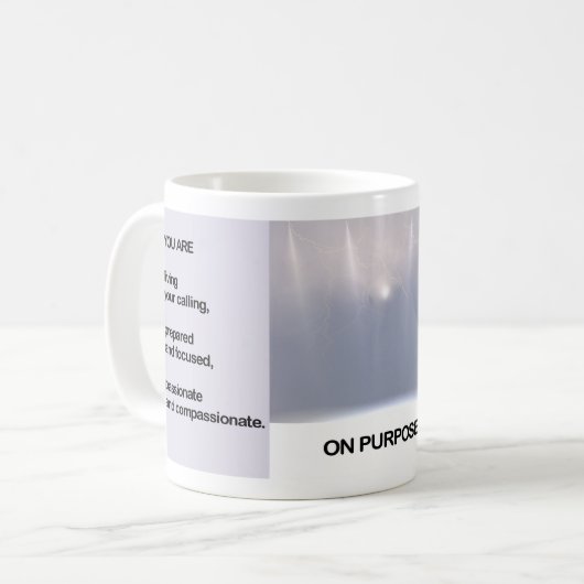 Auf Zweck-Tasse Kaffeetasse (Vorderseite Links)