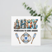 AUFBAU DER ERLAUBNIS EINLADUNG (Stehend Vorderseite)