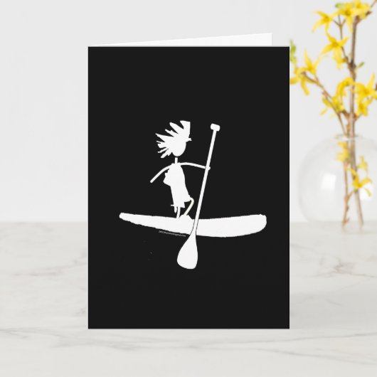 Aufbau der Silhouette auf dem Paddel Karte (Gelbe Blume)