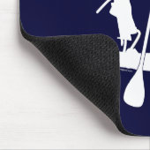 Aufbau der Silhouette auf dem Paddel Mousepad (Ecke)