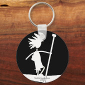 Aufbau der Silhouette auf dem Paddel Schlüsselanhänger (Vorderseite)