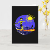 Aufbau des Aufsetzpaddels Karte (Gelbe Blume)