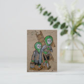 Aufbau und Reparatur von Visitenkarten Visitenkarte (Stehend Vorderseite)