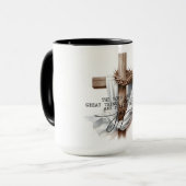 Aufbauender, glaubensbasierter Glaube  Tasse (Vorderseite Links)