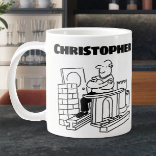 Aufbereiteter Gebäude Jumbo-Tasse