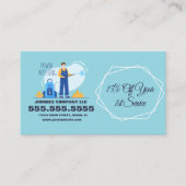 Aufbereitungsunternehmen für Power-Waschabfälle B Visitenkarte (Vorderseite)