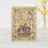 Aufbewahrung eines Freundes - Karte (Gelbe Blume)