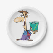 Aufbewahrung eines Qualitätsfelds Pappteller (Vorderseite)