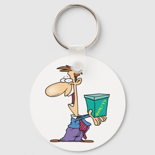 Aufbewahrung eines Qualitätsfelds Schlüsselanhänger (Vorderseite)