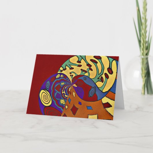 Aufblähen Dankeskarte (Vorderseite)