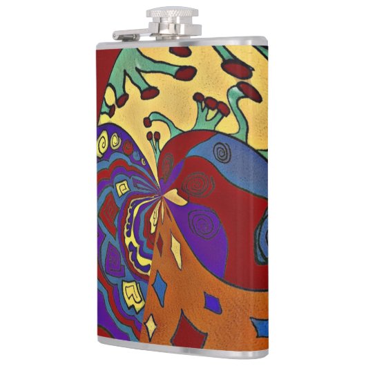 Aufblähen Flachmann (Links)