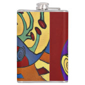 Aufblähen Flachmann (Rückseite)