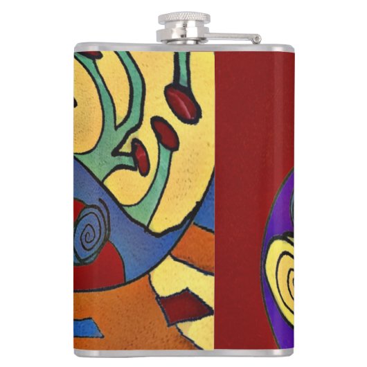 Aufblähen Flachmann (Rückseite)