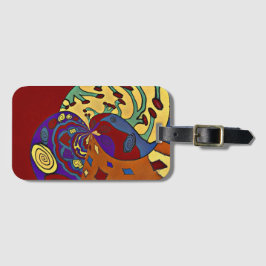 Aufblähen Gepäckanhänger