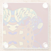 Aufblähen Glasuntersetzer (Rückseite)