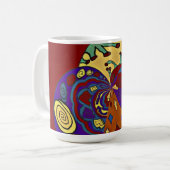 Aufblähen Kaffeetasse (Vorderseite Links)