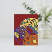 Aufblähen Postkarte (Stehend Vorderseite)